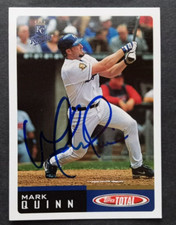 2002 Topps (Total) SIGNED: Mark Quinn, ROYALS #957