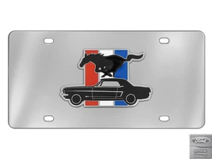 Ford Mustang Logo (3D) Decorative Vanity Front License Plate - Picture 1 of 1