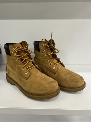 Botas impermeáveis Timberland Linden femininas tamanho 10” couro marrom isoladas 6" WN - Imagem 1 de 4