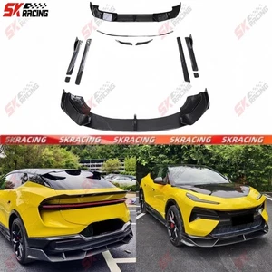 Dry Twill Carbon Fiber Front Rear Lip Spoiler Wing BodyKits For Lotus Eletre 24+ - Picture 1 of 28