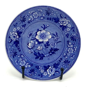 SPODE Blue Room Collection Georgian Series “Botanical” Saucer Blue & White - Picture 1 of 5