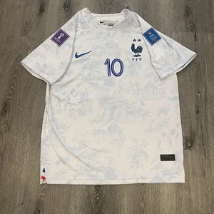 Kylian Mbappe 2022 World Cup FFF Nike Away Fußball Trikot Herren Large - Bild 1 von 9