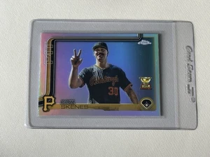 2025 Topps Chrome Image Variation Paul Skenes #300 Rookie Cup Refractor SP RARE - Picture 1 of 4