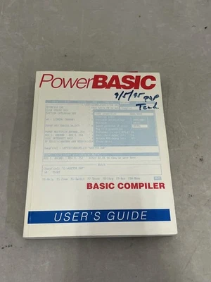 Vintage 1995 PowerBASIC BASIC COMPILER User’s Guide For The IBM PC - Image 1 of 4