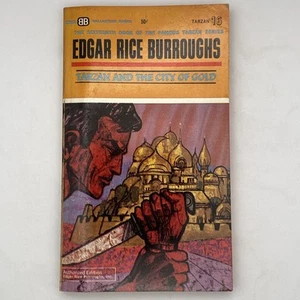 Tarzan and the City of Gold Burroughs U2016 Tarzan #16 Ballantine 1964 PB 1st Pr - Imagen 1 de 9