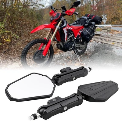 Par de espejos retrovisores para moto Honda XR150 XR650L XR250L CRF230L CRF450L  Foto 1 de 4