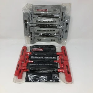 VTG Craftsman Metric & SAE T Handle Hex Allen Wrench Set Cushion Grip 14pc - Picture 1 of 14