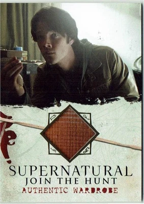 Supernatural Seasons 1-3 2014 Costume Wardrobe Relic Card M01 Sam Winchester - Image 1 of 2