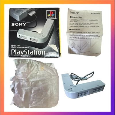 Sony MULTITAP SCPH-1070 per PS1 Playstation 1 Multipla Controller Memory Card - Immagine 1 di 4