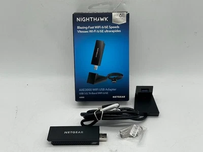 NETGEAR Nighthawk A8000 Tri-Band WiFi6E Wireless USB Adapter READ/FOR PARTS - Image 1 of 4