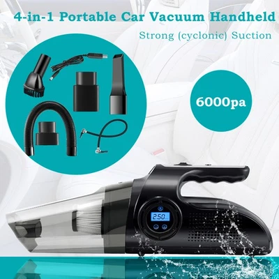 Akku Handstaubsauge beutellos für Auto Büro Haus Akku-Handstaubsauger kabellos - Bild 1 von 4