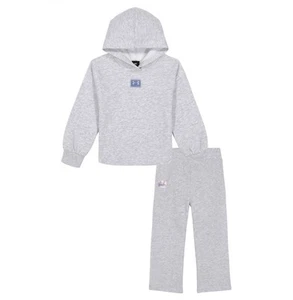 🎉NEW 🎉 I Girls Size 6 I Under Armour UA Rival Fleece Flare Leg Sweatsuit I - Picture 1 of 2