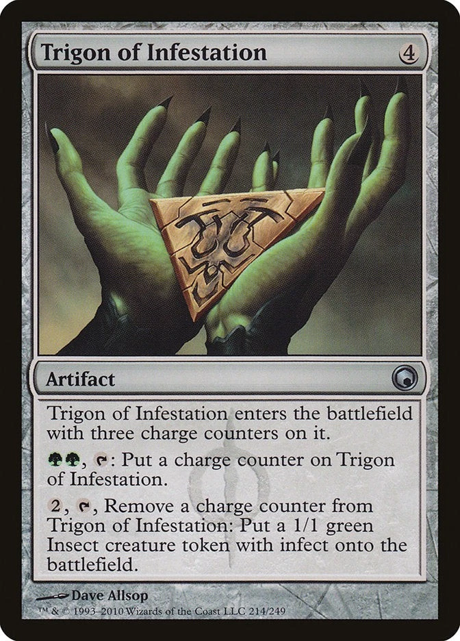 Trigon of Infestation [Scars of Mirrodin] (SOM 214) Near Mint - Image 1 of 1