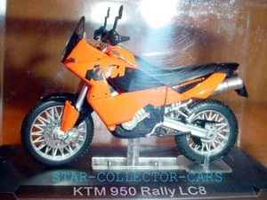 KTM 950 RALLY LC8 LC 8 ORANGE 1/24 SCALE MINT&RARE!!! - Picture 1 of 1
