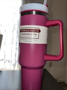 New 40 oz Hydraquench Stainless Steel Tumbler with Handle Red - Picture 1 of 5