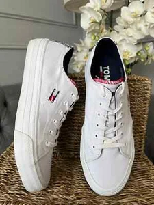 Tommy Jeans Women's Trainers Essential White Size UK 7 EUR 41 - Picture 1 of 11