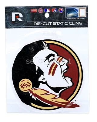 NEW Florida State Seminoles FSU Static Cling Window Decal Sticker NCAA Licensed - Image 1 of 3