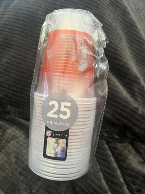 Super Bowl 59 LIX NEW ORLEANS Tazas de Plástico 18Oz Paquete de 25 Tazas de Fiesta Reutilizables NUEVO Foto 1 de 4