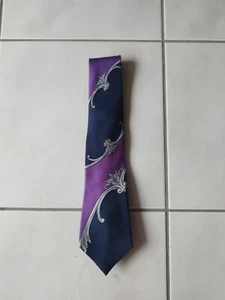 Gianni Versace Seide Silk Krawatte Vintage Violet - Bild 1 von 4
