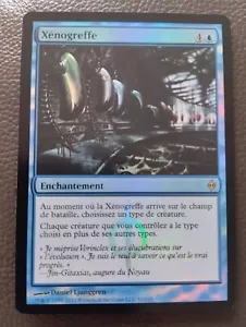 MTG XENOGRAFT (Xènogreffe) FRENCH FOIL EXC New Phyrexia 2011 WOTC - Picture 1 of 6