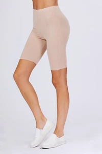 PREMIUM COTTON SPANDEX BIKER FITNESS YOGA LEGGINGS BERMUDA SHORTS REG PLUS S-3X - Picture 1 of 51