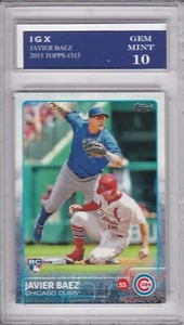 Tarjeta de novato Javier Baez Chicago Cubs 2015 Topps gema como nueva 10 béisbol RC NY METS! - Imagen 1 de 1