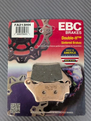 Pastillas de freno traseras EBC 213HH APRILIA BMW DUCATI KTM HUSQ INDIAN ENFIELD TRIUMPH ZER Foto 1 de 4