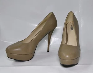 Charlotte Russe nude hi-heel round toe pumps - Size 11, w/5.5" heel - New - Picture 1 of 6