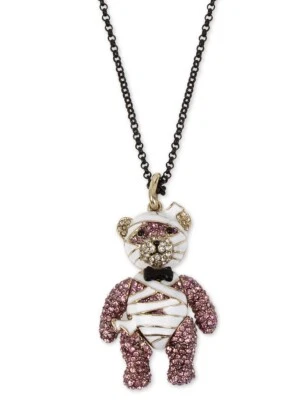 COLLAR BL7 BETSEY JOHNSON HALLOWEEN AND BOO TO YOU MUMMY BEAR $65 Foto 1 de 4
