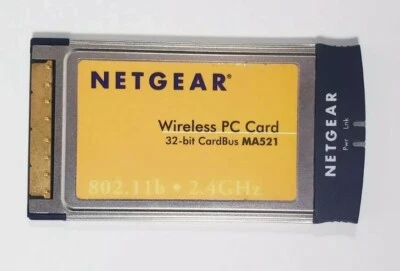 Netgear Wireless PC Card 32-bit CardBus MA521 - Image 1 of 3