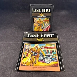 1983 BANK HEIST 20TH CENTURY FOX ATARI 2600 VCS VIDEO GAME CARTRIDGE W/ MANUAL - Picture 1 of 8