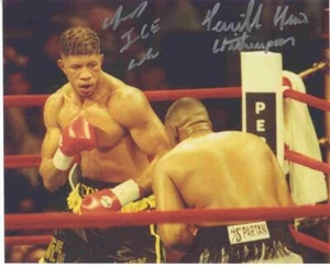Witherspoon & Cole Autographed Boxing 8x10 - Dual Auto - Picture 1 of 1
