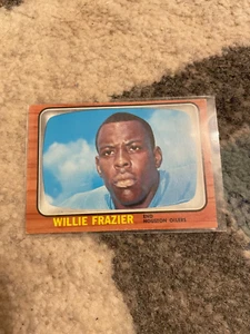 1966 TOPPS FOOTBALL WILLIE FRAZIER ROOKIE #55 HOUSTON OILERS EX+ - Picture 1 of 2