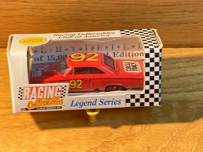 Promotional 1963 Ford #92 Circle Track Magazine RCCA 1:64 Legend Series NASCAR - Image 1 of 3