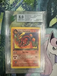 Dark charmeleon pokémon rocket 2000 1st Edition Graded 8.0 - Picture 1 of 2