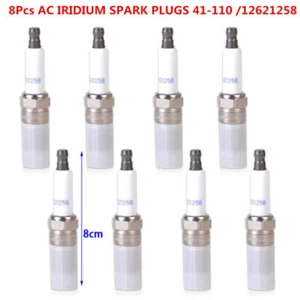 8Pcs AC IRIDIUM SPARK PLUGS 41-110 /12621258 For CHEVROLET BUICK GMC HUMMER SAAB - Picture 1 of 10