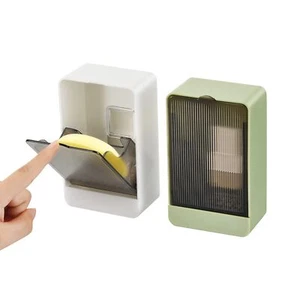 Wall Mounted Soap Dishes Holder Box for Shower Bathroom Kitchen Sink No Drilling - Picture 1 of 7
