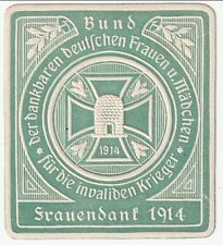 Germany - Womens Aid War Fund label 1914(M)