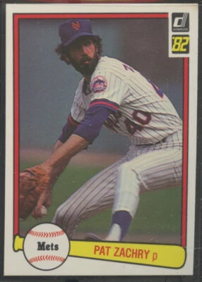 1982 Donruss #254 Pat Zachry New York Mets - Image 1 of 2