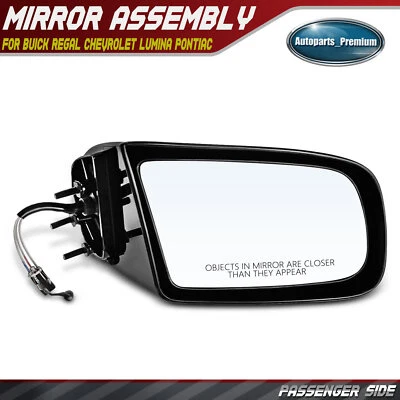 Right Manual Mirror Non-Fold for Buick Regal Chevrolet Lumina Pontiac 88895187 - Image 1 of 4