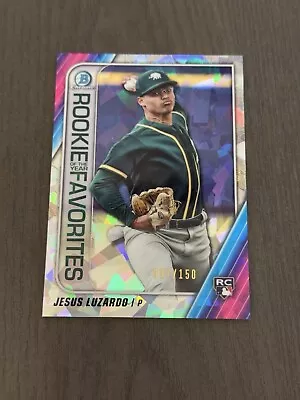 2020 Bowman Rookie of the Year Favorites Atomic Refractor /150 JESUS LUZARDO RC - Image 1 of 3