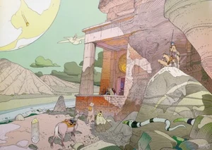 Poster Arzak e Stel - Mystère Montrouge 06 di Moebius, 2024, Comicon Edizioni - Picture 1 of 2