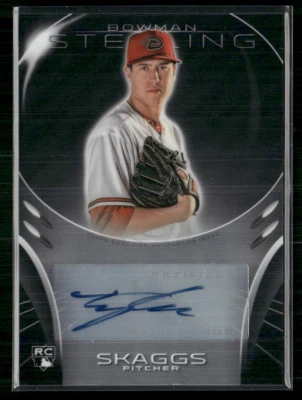 Tyler Skaggs 2013 Bowman Sterling RC Auto - Image 1 of 2