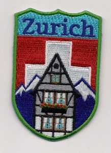 Parche de recuerdo Zurich Suiza - Imagen 1 de 1