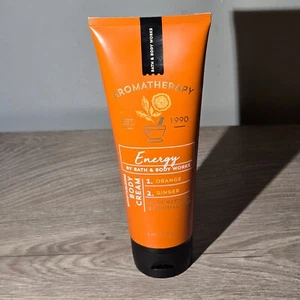 Bath & Body Works Aromatherapy Energy Orange Ginger Body Cream 8 oz - Picture 1 of 2
