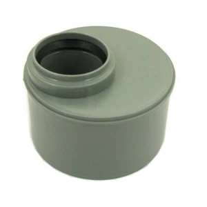 Sewerage Pipe Reducer 110mm / 50mm Waste Tube Socket with Hose Connection - Picture 1 of 1