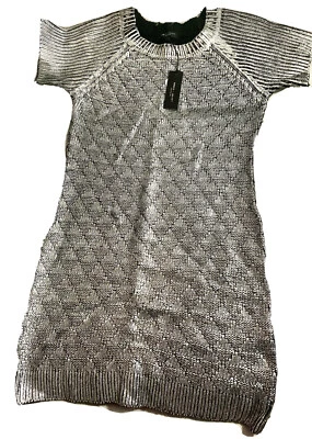 Vestido plateado para mujer ROMEO + JULIET COUTURE NUEVO CON ETIQUETAS talla grande Foto 1 de 4