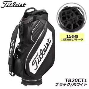 Titleist TB20CT1 Premium Caddy Bag 10 Type (47 inch Compatible) 2023 Model Japan - Picture 1 of 8