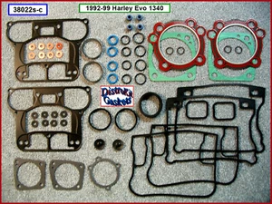 Kit de juntas de extremo superior, balancín SLS, arandelas de cobre, 92-99 Harley Evo 1340 r.17040-92 - Imagen 1 de 1