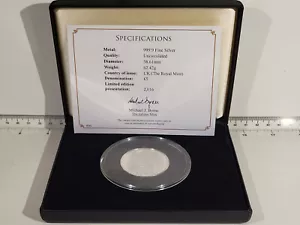 (L1099) 2016 Queens Beasts 2oz Silver £5 coin : Lion of England - Picture 1 of 5